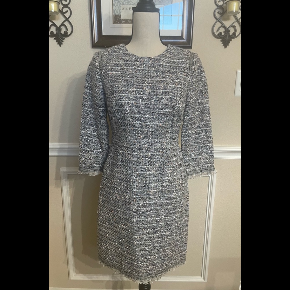 J.Crew dress in multicolor tweed 8P